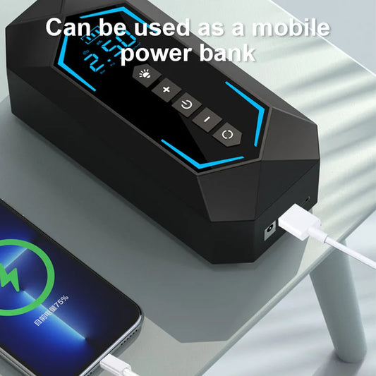 Car Air Pump Portable Electric Tire Pump Air Pump Handheld Wireless Wired Digital Display Charging Pump Car Accessories