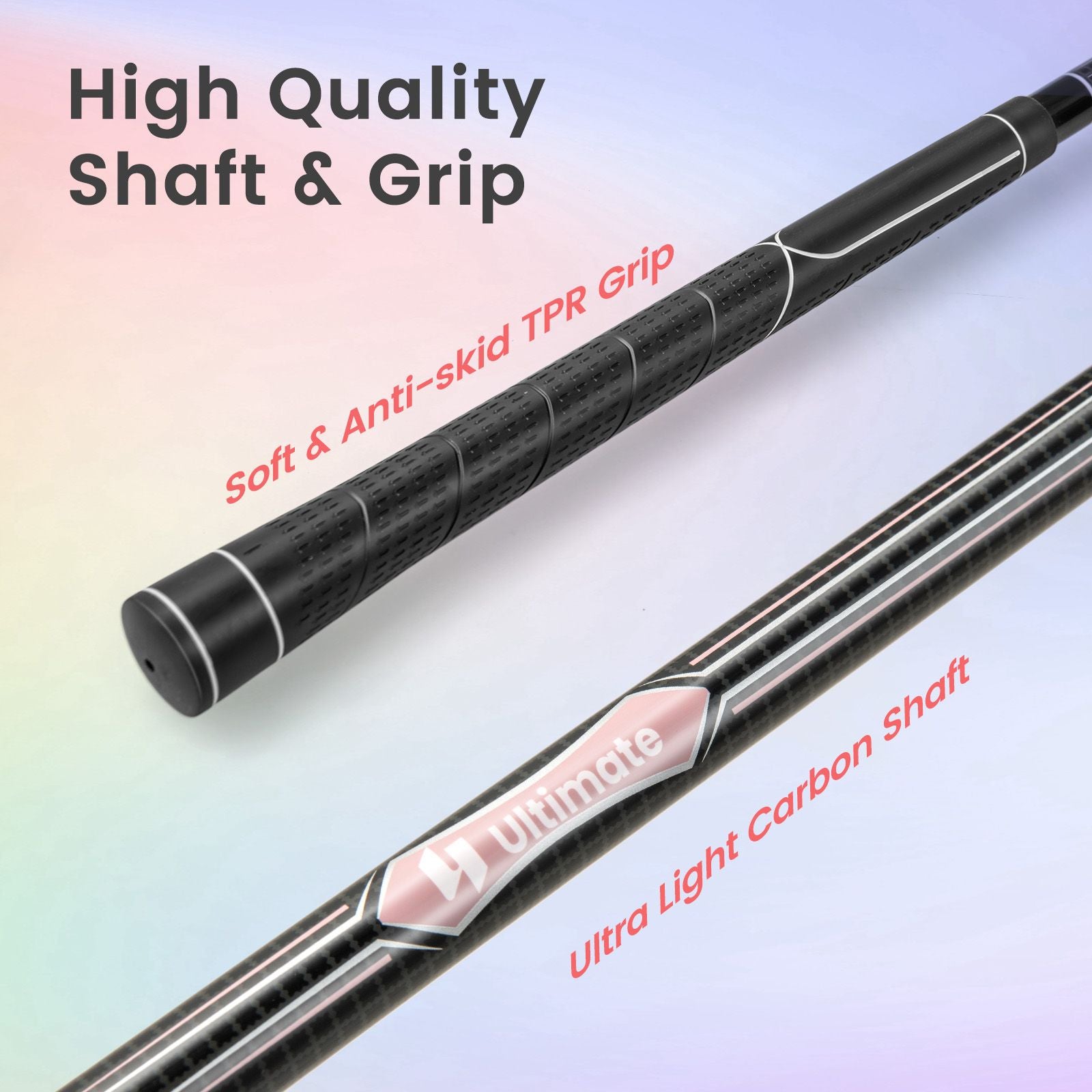 Ladies' 9 Pieces Complete Golf Club Set with 460Cc Alloy Driver