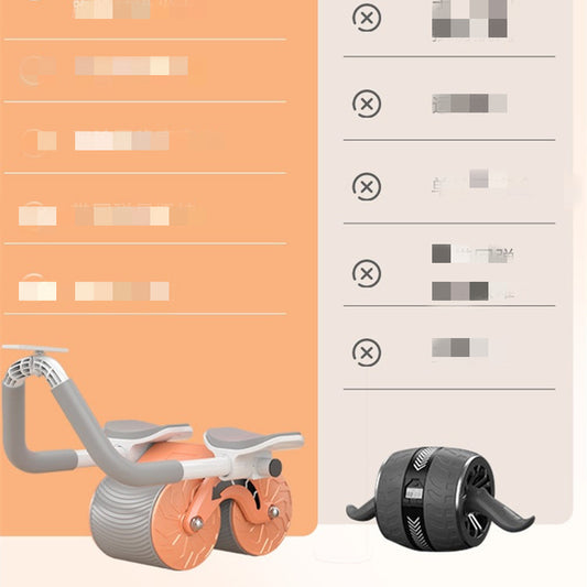 Beginner'S Automatic Rebound Belly Wheel Fitness Equipment