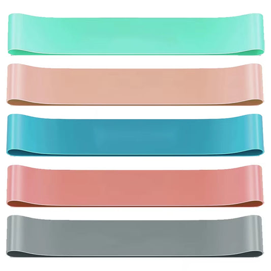 Different Resistance Bands Yoga Band Fitness Exercise Training Hip Tension Band Leg Squat Dance Elastic Loop Stretch Band