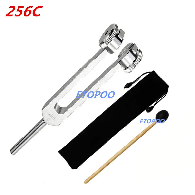 128Hz 256HZ 512C MI528 C64 Medical Neurological Tuning Fork Sets for Sound Healing Therapy Aluminum Alloy Multiple Color Choice
