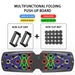 Portable Multifunctional Push-Up Board Set with Handles Foldable Fitness Equipment for Chest Abdomen Arms and Back Training