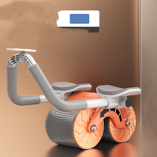 Beginner'S Automatic Rebound Belly Wheel Fitness Equipment