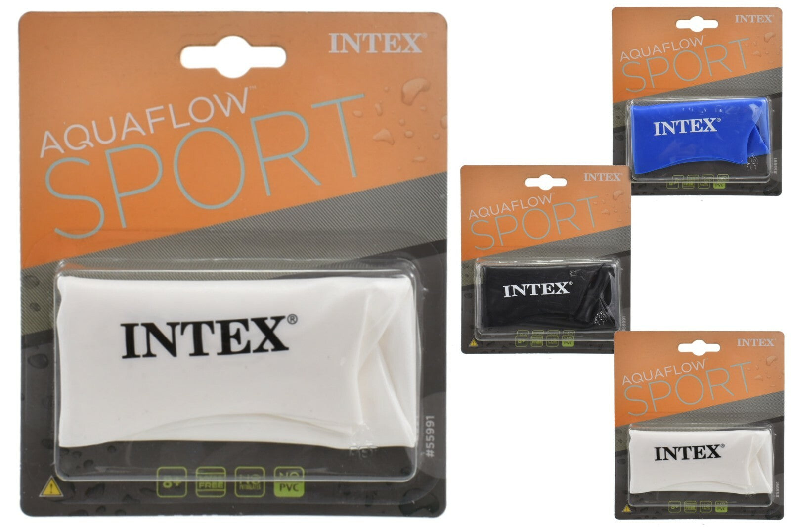 Intex Swimming Silicone Cap for Girls Boys Latex Free Best Xmas Gift