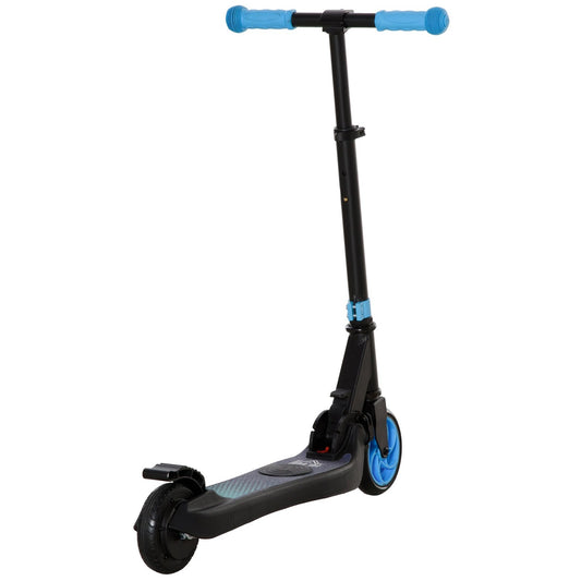 HOMCOM Folding Electric Scooter with Rear Wheel Brake, Sky Blue