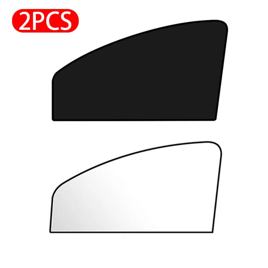 SEAMETAL 2Pcs Car Side Window Sun Shade Magnet Privacy Curtains UV Reflection anti Glare UV Block Sunshade for Front/Back Window