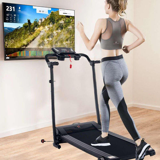 Electric Motorised Treadmill Folding Running Walking Machine Home Gym Workout