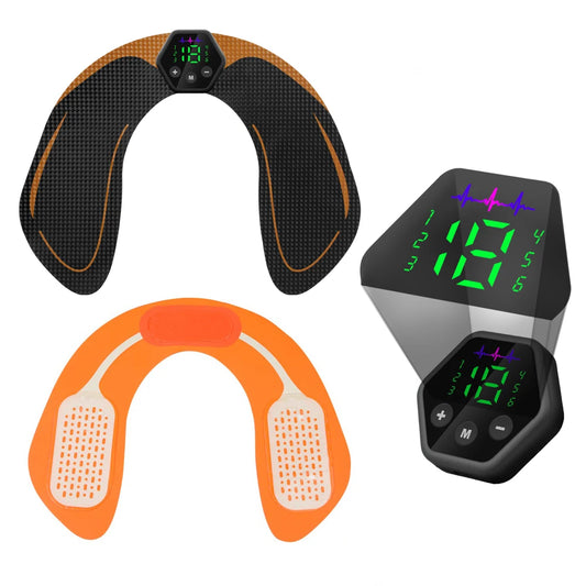 LCD Display Muscle Stimulator EMS Abdominal Hip Trainer Toner USB Abs Fitness Training Home Gym Body Slimming 6 Mode 19 Level